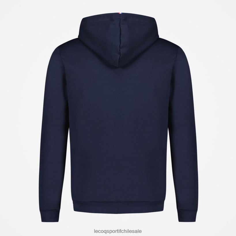 hombres sudadera con capucha y cremallera azul T24B247 Le Coq Sportif ropa
