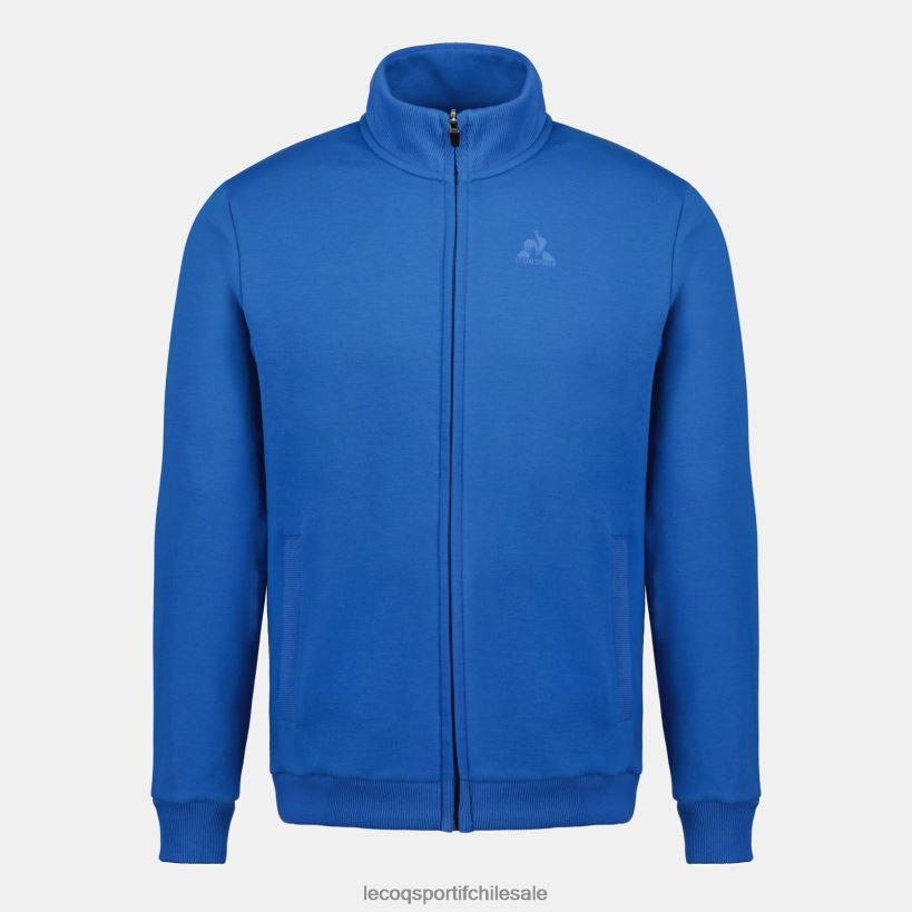 hombres sudadera con cremallera azul T24B212 Le Coq Sportif ropa