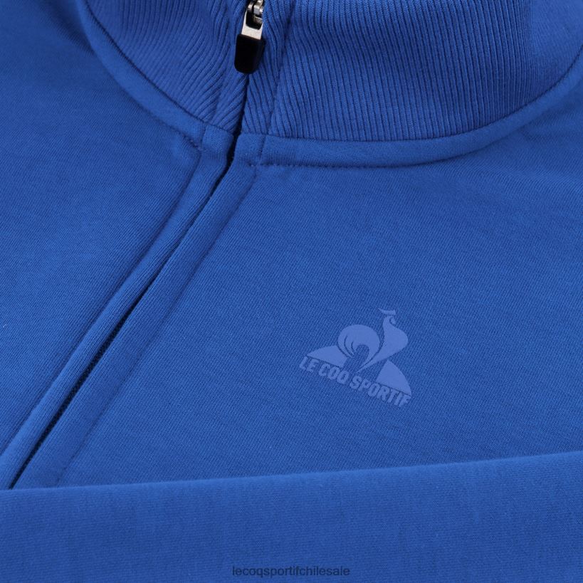 hombres sudadera con cremallera azul T24B212 Le Coq Sportif ropa