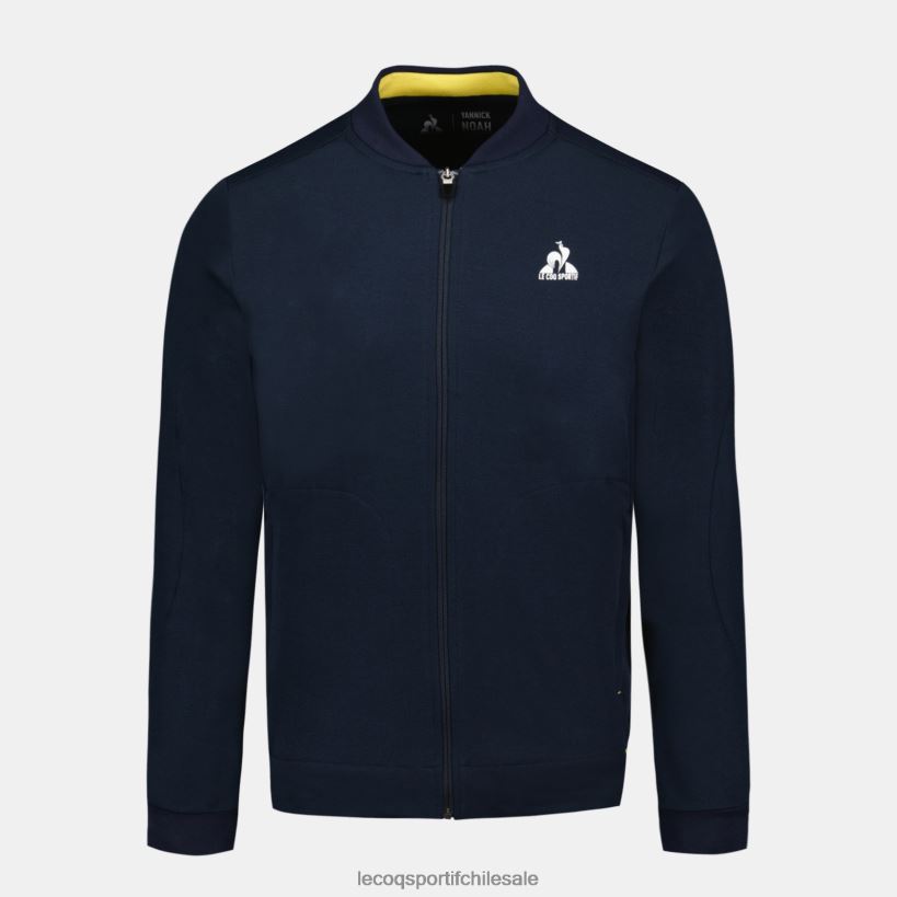 hombres sudadera con cremallera azul T24B219 Le Coq Sportif ropa
