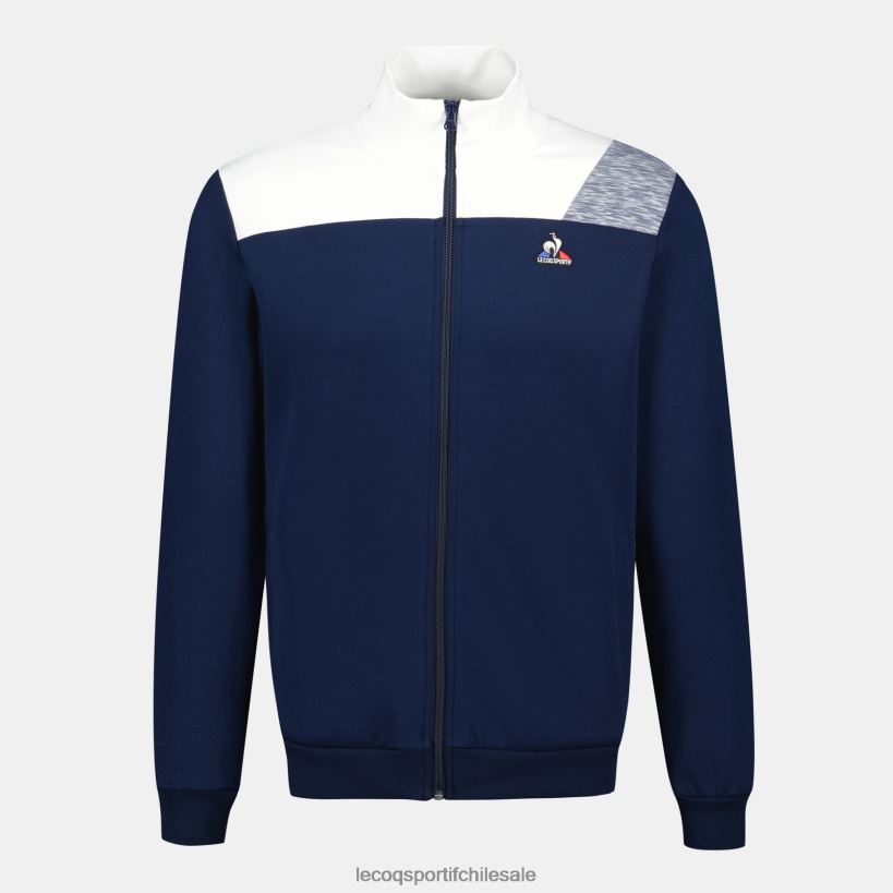 hombres sudadera con cremallera azul T24B223 Le Coq Sportif ropa