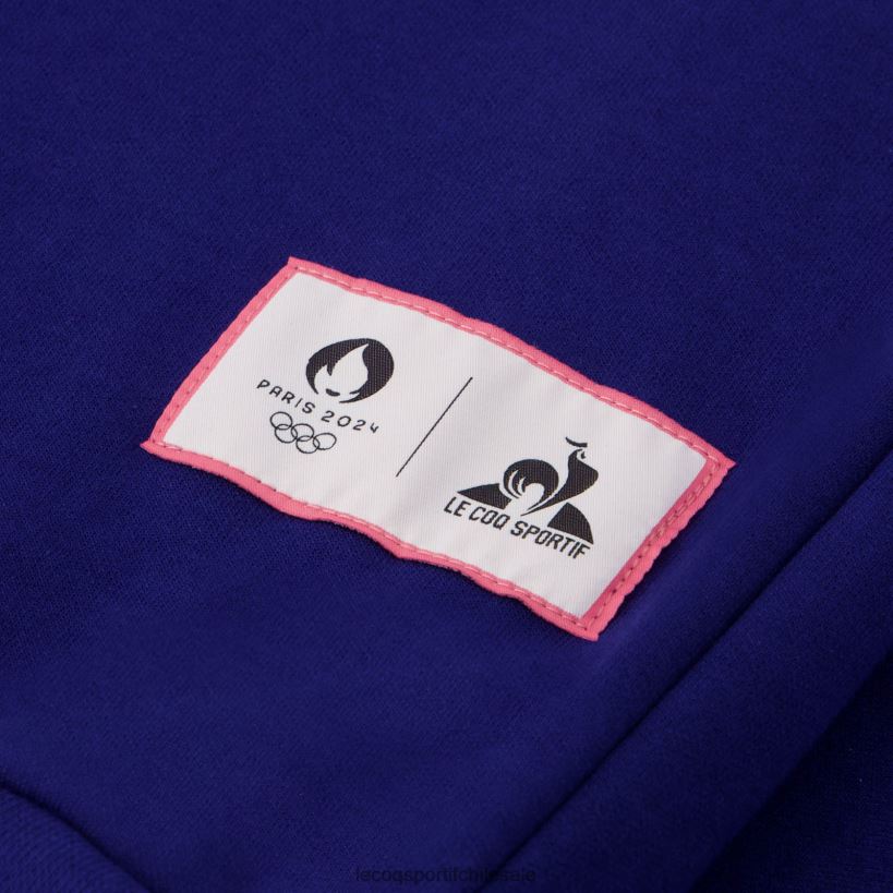 hombres sudadera con cremallera azul T24B232 Le Coq Sportif ropa