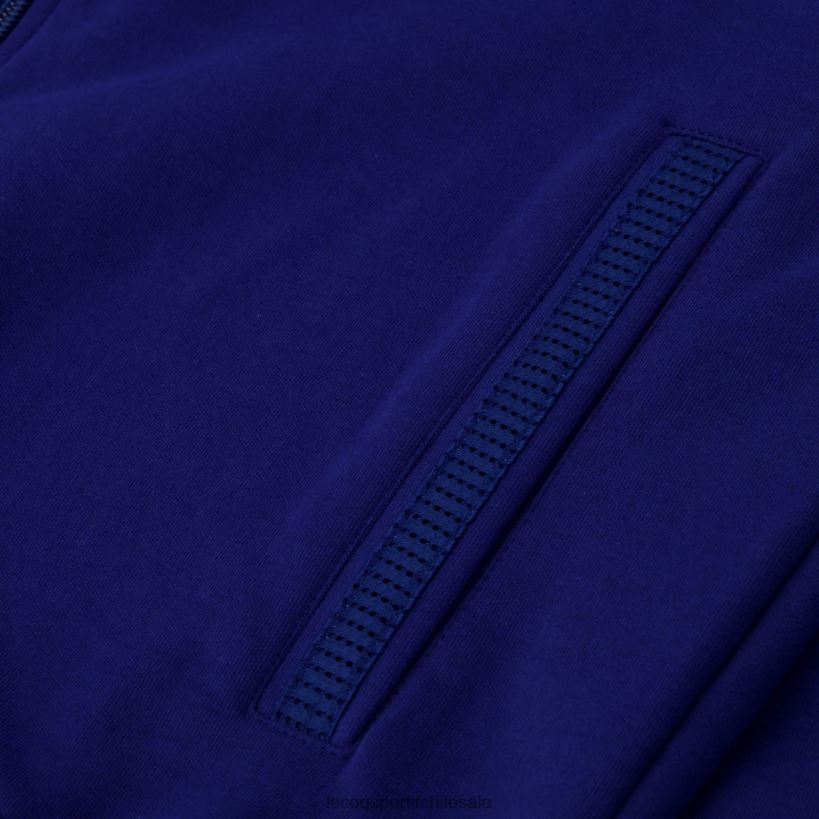 hombres sudadera con cremallera azul T24B232 Le Coq Sportif ropa