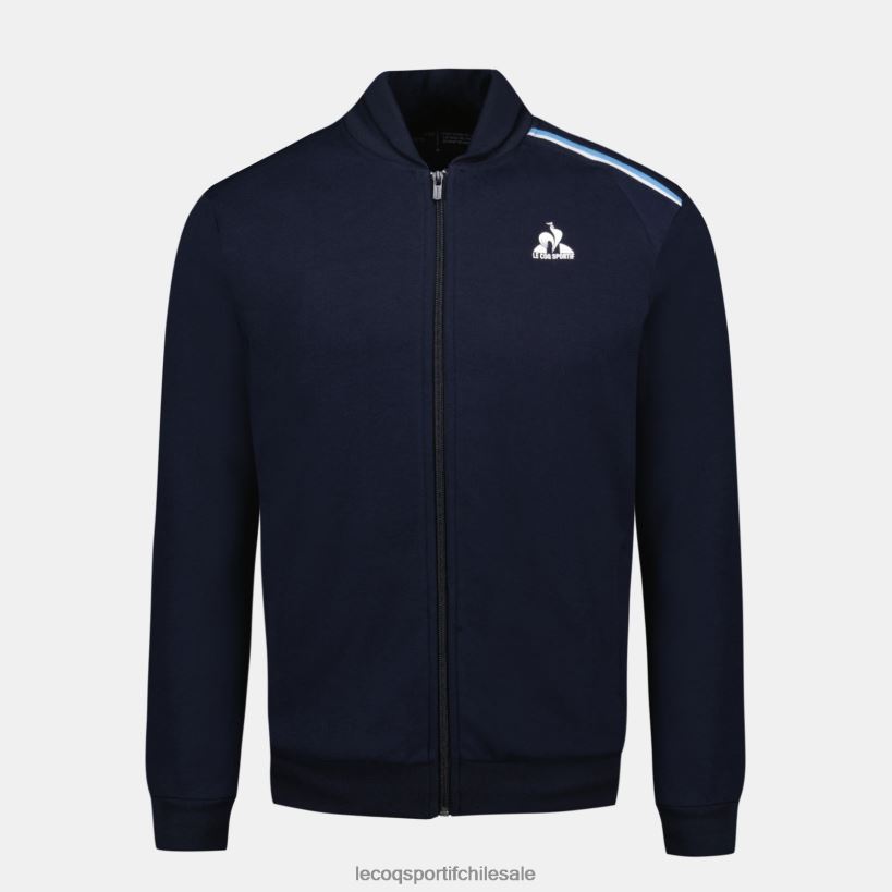 hombres sudadera con cremallera azul T24B234 Le Coq Sportif ropa