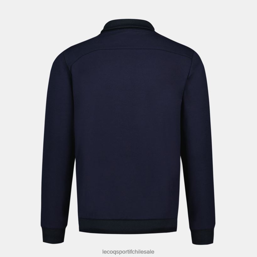 hombres sudadera con cremallera azul T24B234 Le Coq Sportif ropa