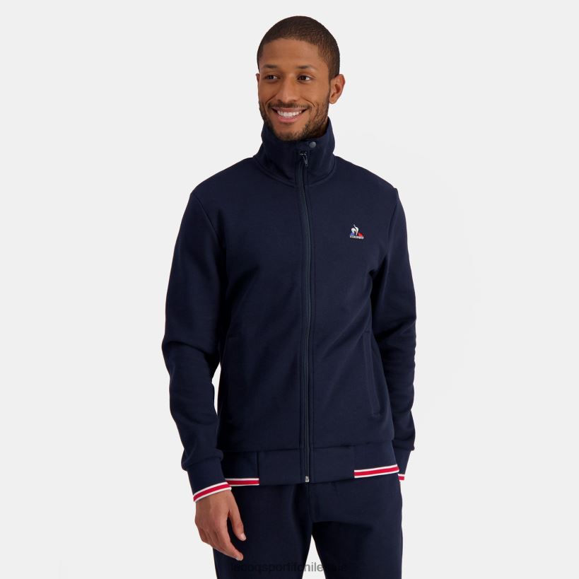 hombres sudadera con cremallera azul T24B2431 Le Coq Sportif ropa