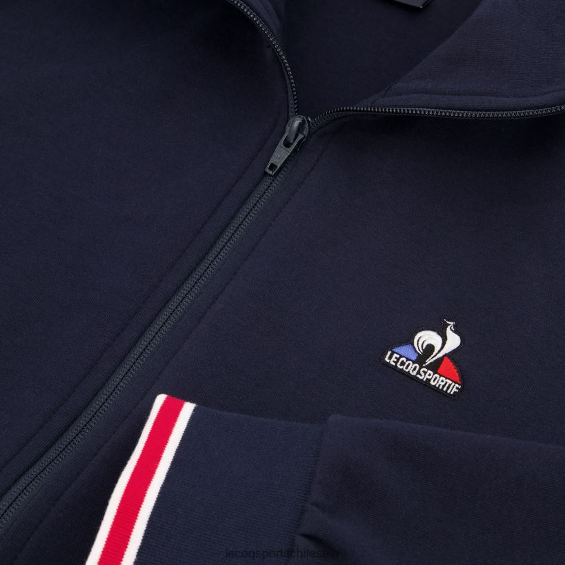 hombres sudadera con cremallera azul T24B2431 Le Coq Sportif ropa