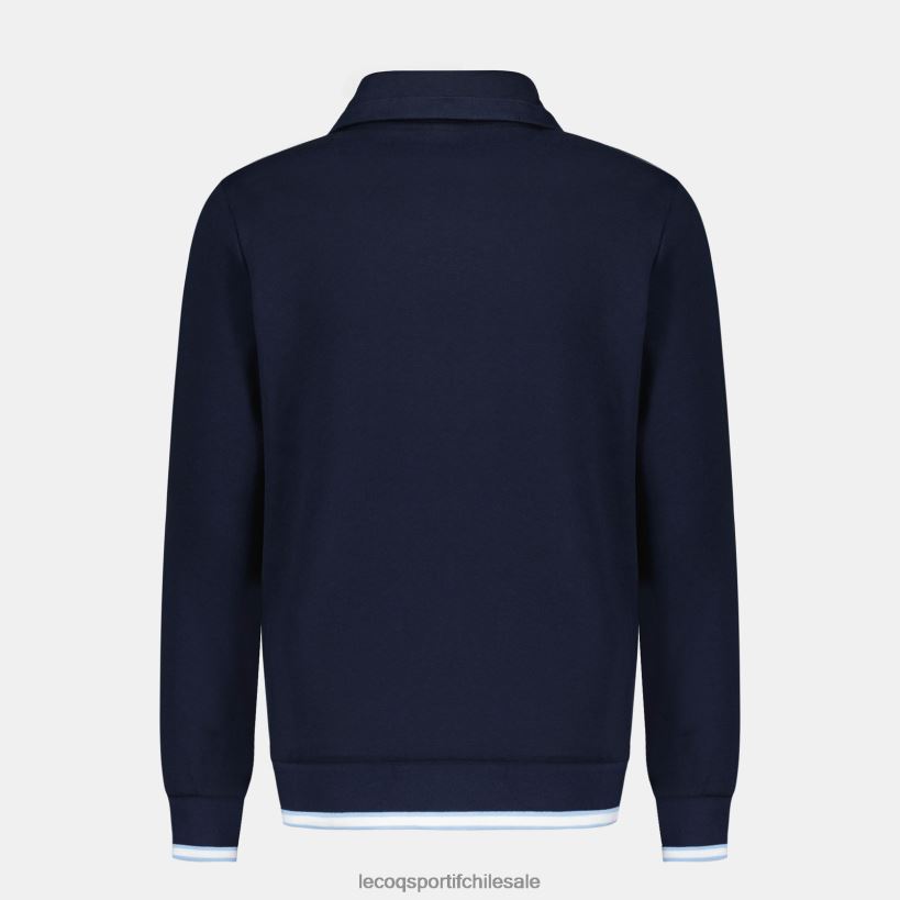 hombres sudadera con cremallera azul T24B2433 Le Coq Sportif ropa