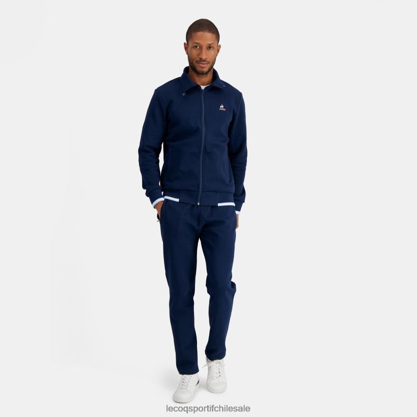 hombres sudadera con cremallera azul T24B2433 Le Coq Sportif ropa