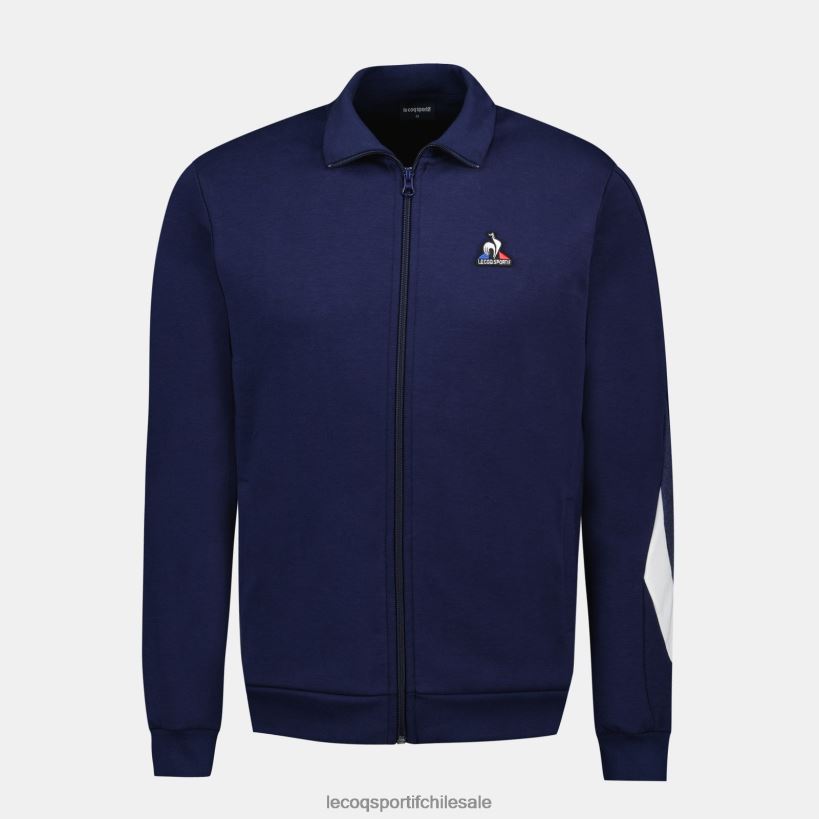 hombres sudadera con cremallera azul T24B2445 Le Coq Sportif ropa