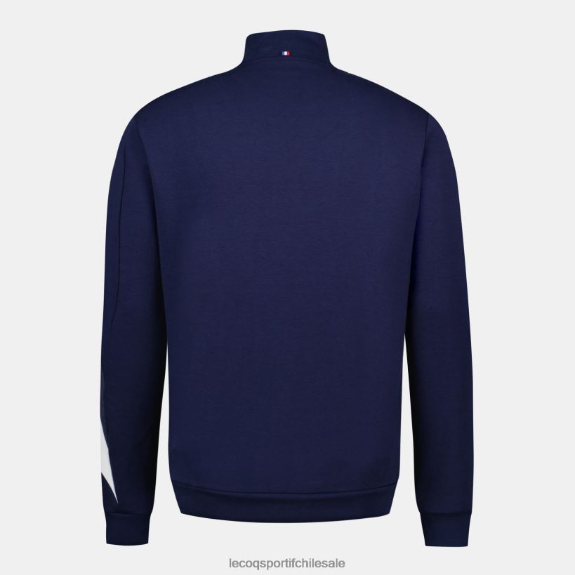 hombres sudadera con cremallera azul T24B2445 Le Coq Sportif ropa