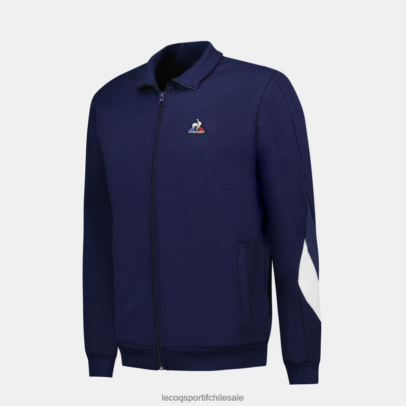 hombres sudadera con cremallera azul T24B2445 Le Coq Sportif ropa