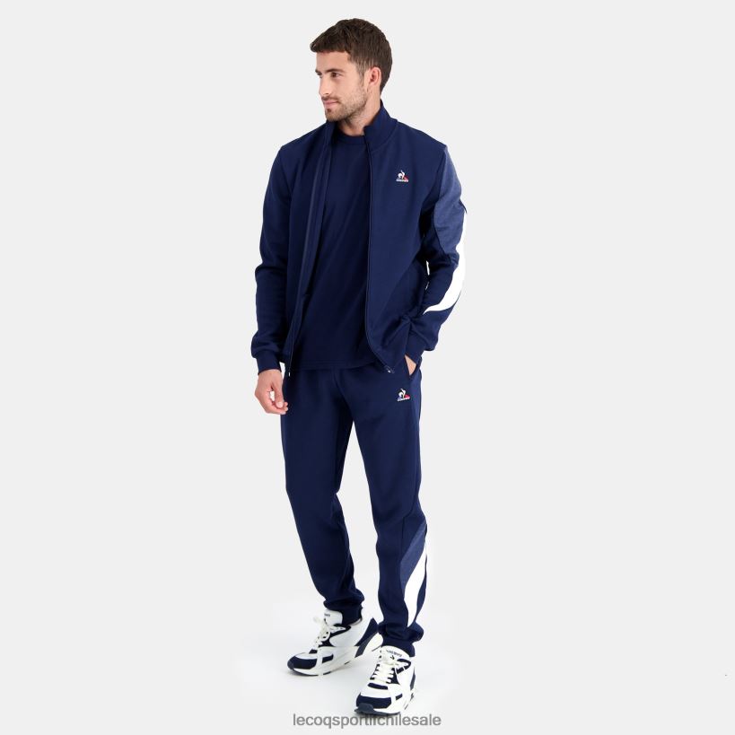 hombres sudadera con cremallera azul T24B2445 Le Coq Sportif ropa