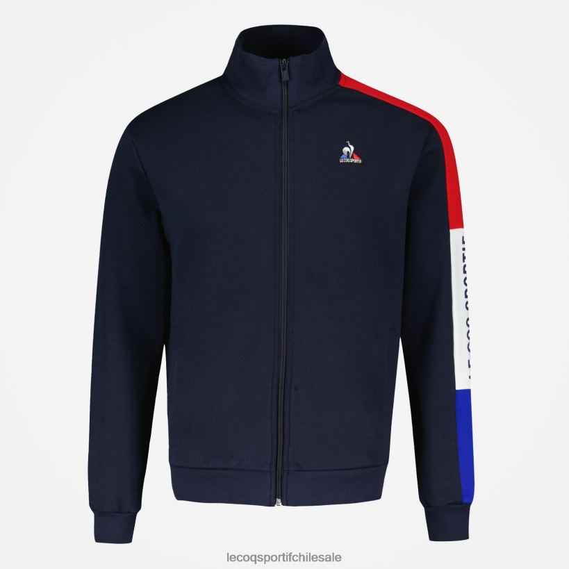 hombres sudadera con cremallera azul T24B2455 Le Coq Sportif ropa