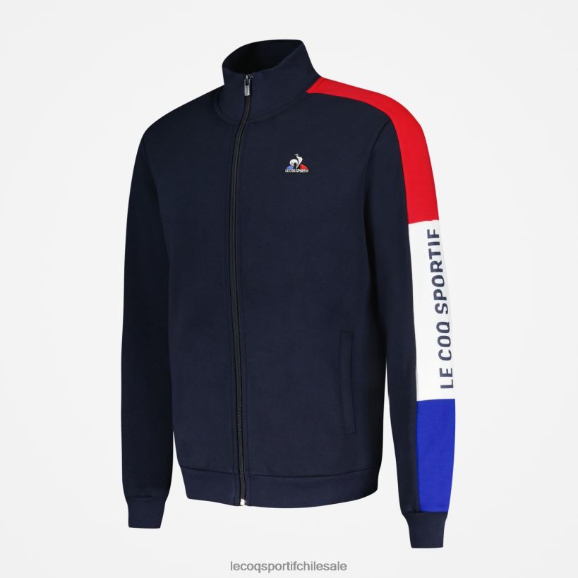 hombres sudadera con cremallera azul T24B2455 Le Coq Sportif ropa