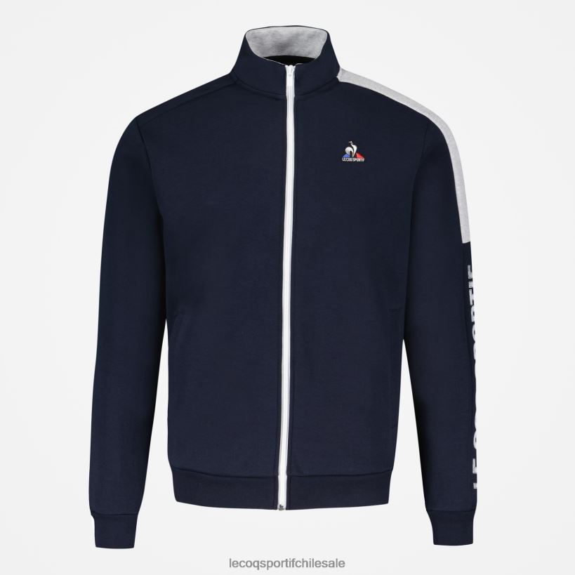 hombres sudadera con cremallera azul T24B2459 Le Coq Sportif ropa