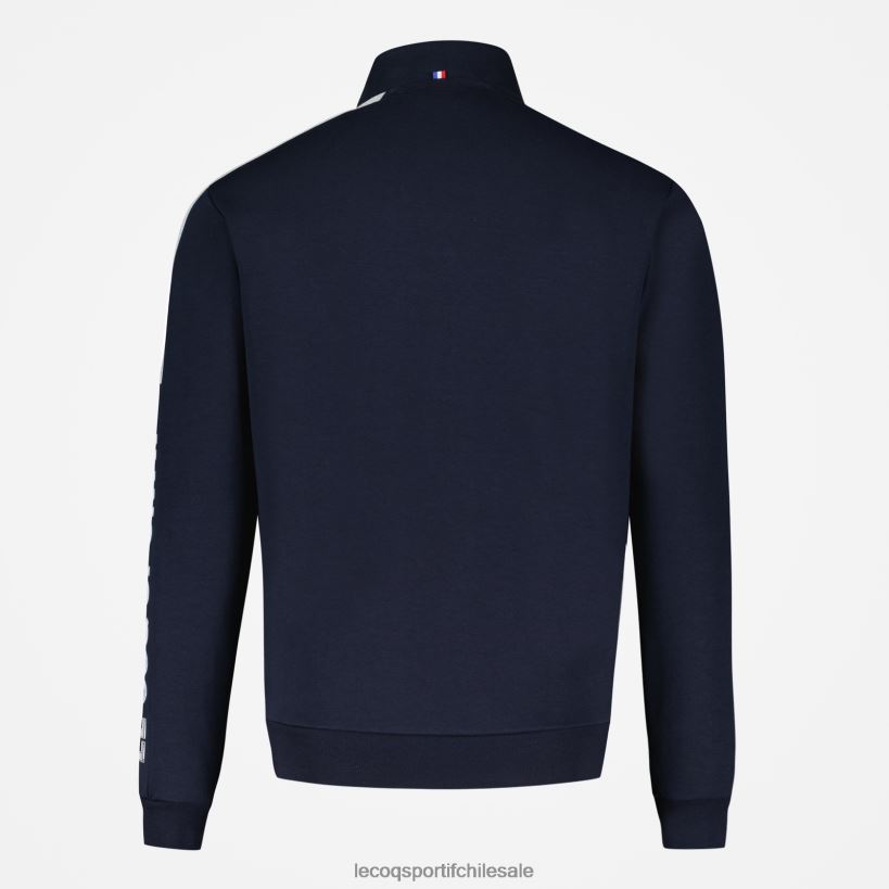 hombres sudadera con cremallera azul T24B2459 Le Coq Sportif ropa