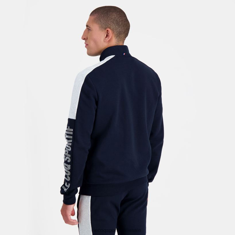 hombres sudadera con cremallera azul T24B2459 Le Coq Sportif ropa