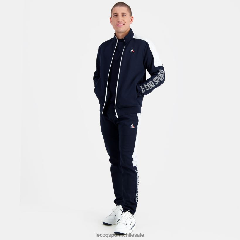 hombres sudadera con cremallera azul T24B2459 Le Coq Sportif ropa
