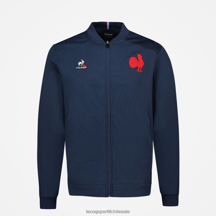 hombres sudadera con cremallera azul T24B2474 Le Coq Sportif ropa