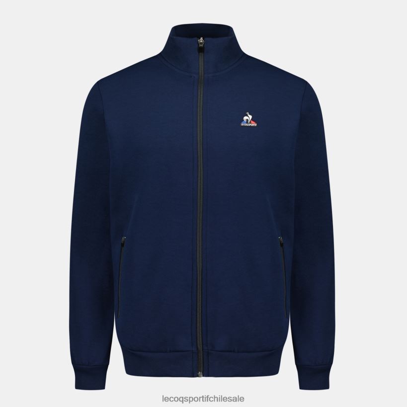 hombres sudadera con cremallera azul T24B252 Le Coq Sportif ropa