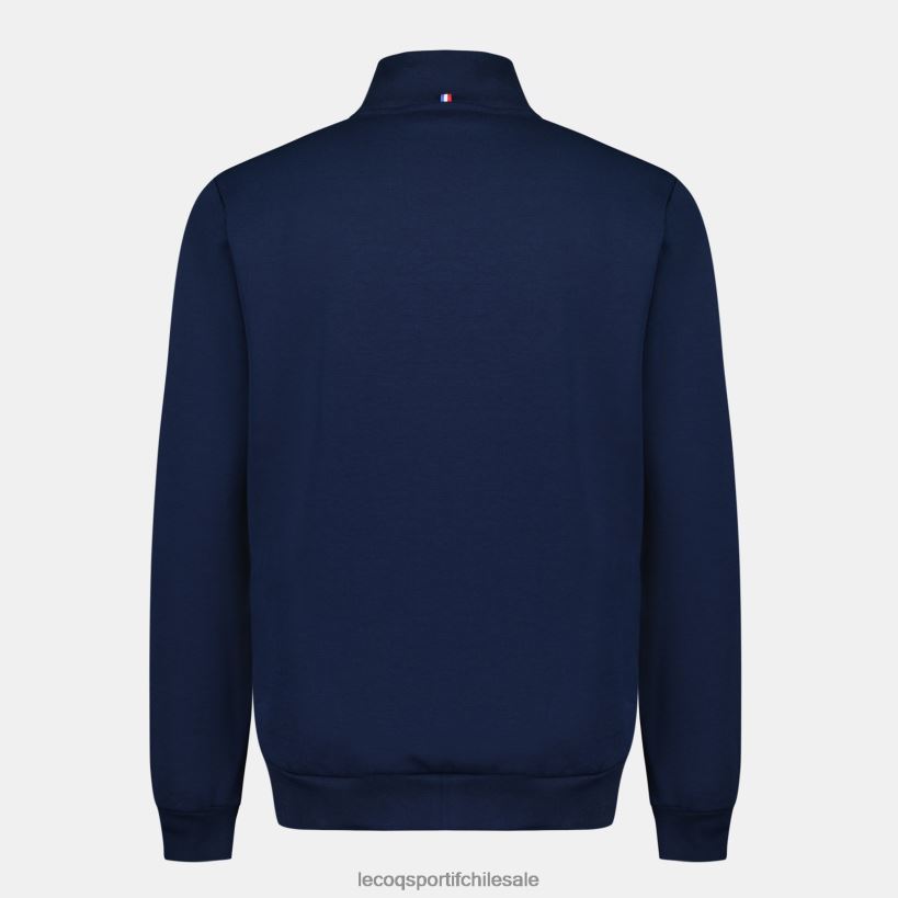 hombres sudadera con cremallera azul T24B252 Le Coq Sportif ropa
