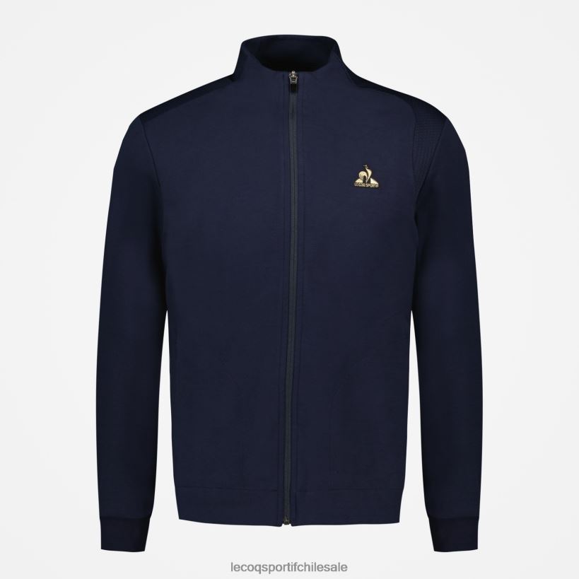 hombres sudadera con cremallera azul T24B271 Le Coq Sportif ropa