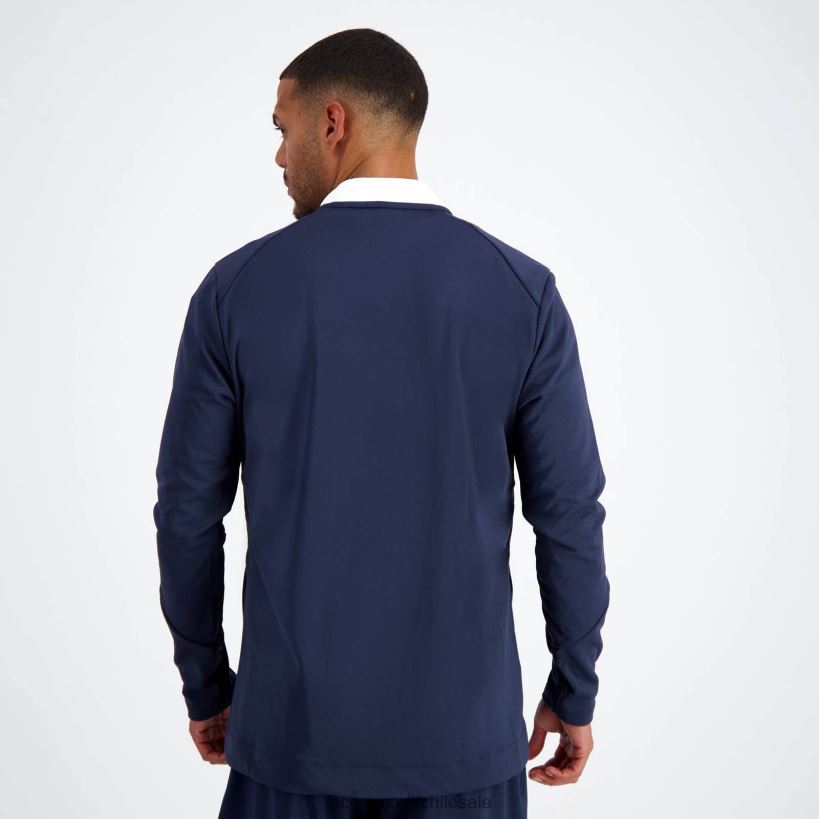 hombres sudadera con cremallera azul T24B274 Le Coq Sportif ropa