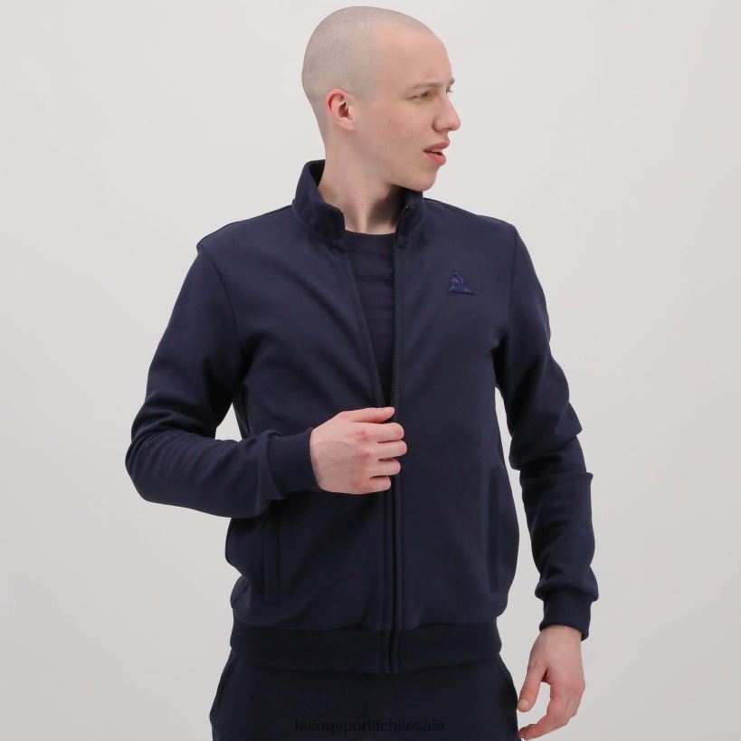 hombres sudadera con cremallera azul T24B277 Le Coq Sportif ropa