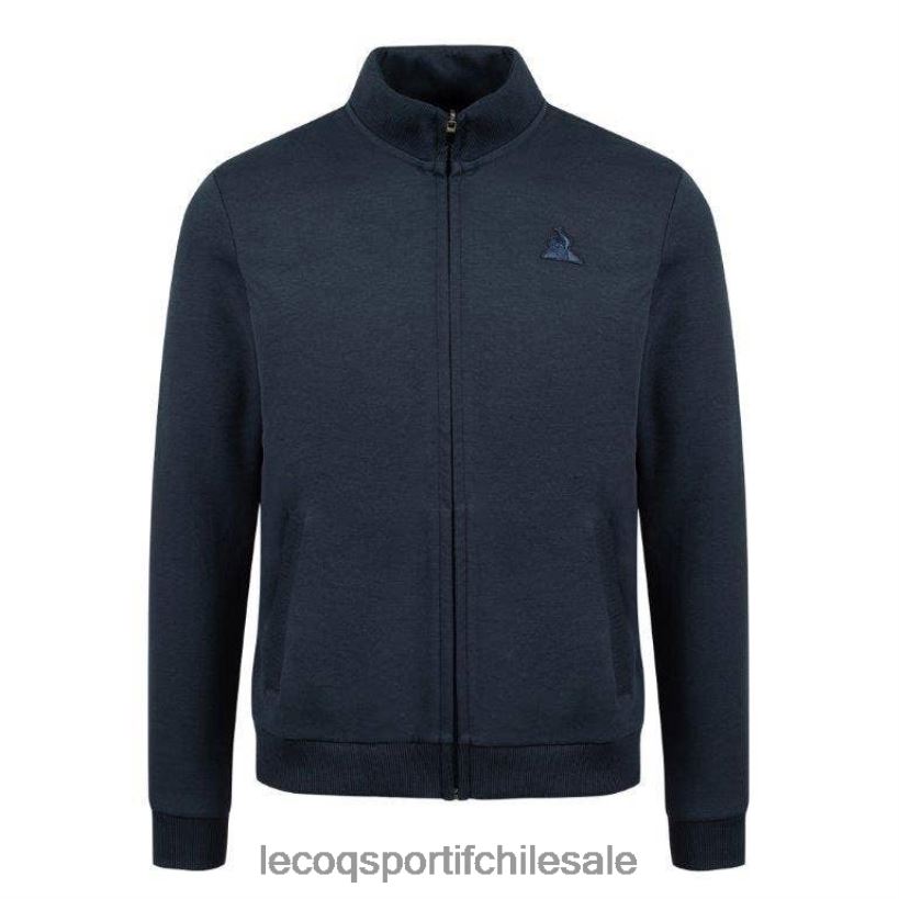 hombres sudadera con cremallera azul T24B277 Le Coq Sportif ropa