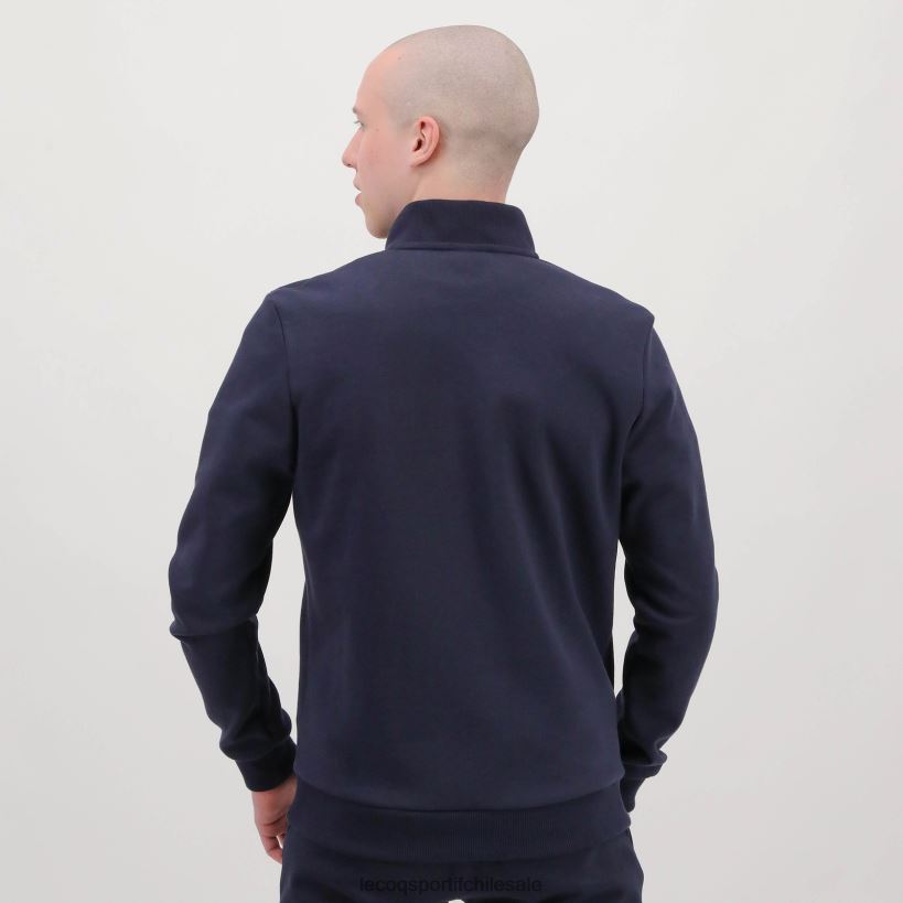 hombres sudadera con cremallera azul T24B277 Le Coq Sportif ropa