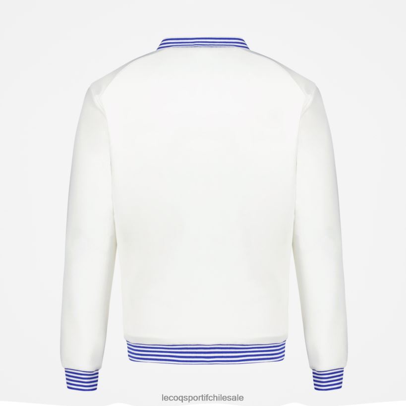 hombres sudadera con cremallera blanca T24B2472 Le Coq Sportif ropa
