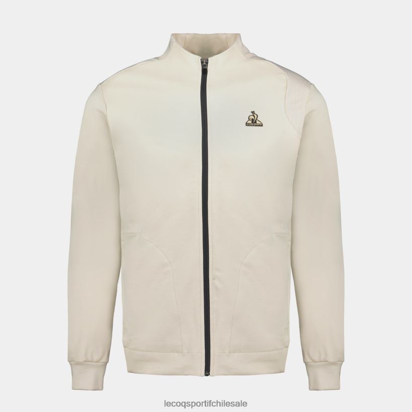 hombres sudadera con cremallera marrón T24B28 Le Coq Sportif ropa