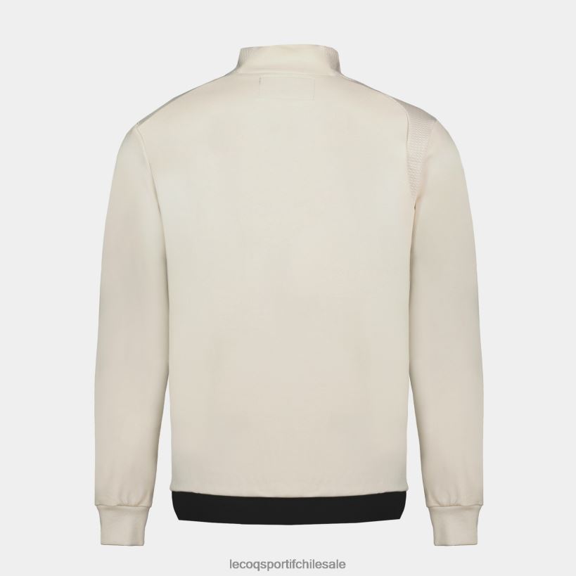 hombres sudadera con cremallera marrón T24B28 Le Coq Sportif ropa