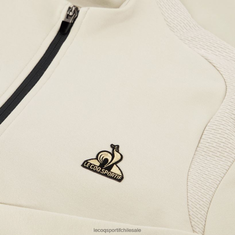 hombres sudadera con cremallera marrón T24B28 Le Coq Sportif ropa