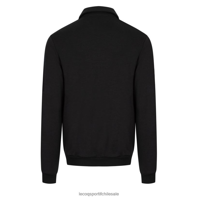 hombres sudadera con cremallera negra T24B2489 Le Coq Sportif ropa