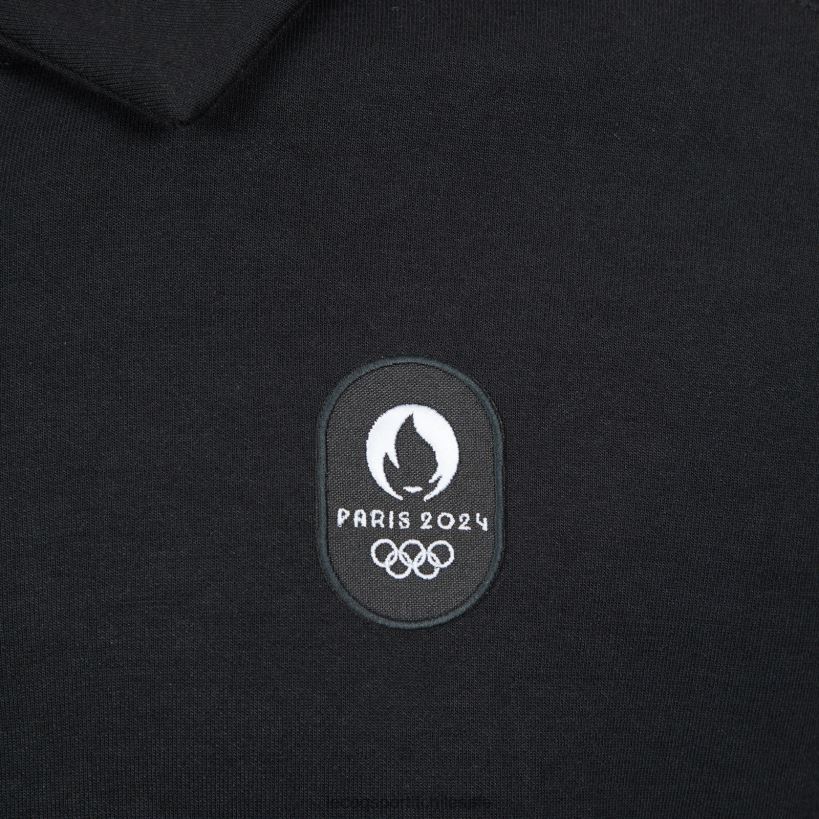 hombres sudadera con cremallera negra T24B2489 Le Coq Sportif ropa