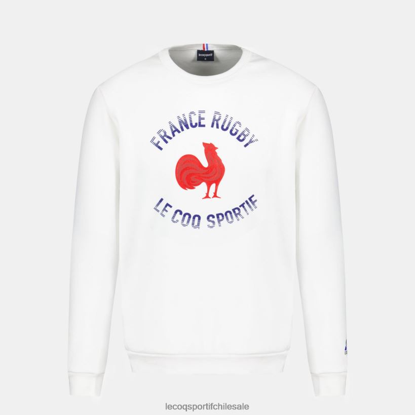 hombres sudadera - francia rugby blanco T24B23 Le Coq Sportif ropa