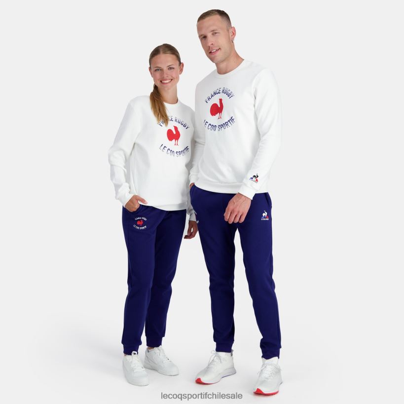 hombres sudadera - francia rugby blanco T24B23 Le Coq Sportif ropa
