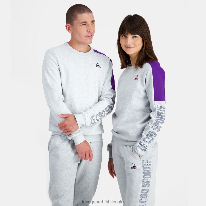 hombres sudadera gris T24B2443 Le Coq Sportif ropa