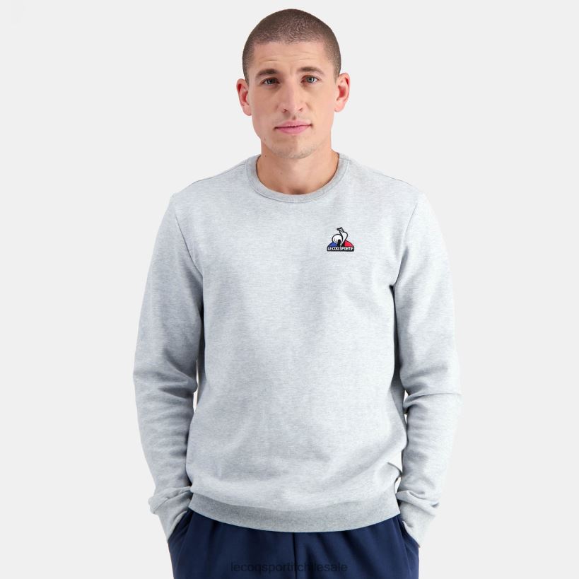 hombres sudadera gris T24B260 Le Coq Sportif ropa