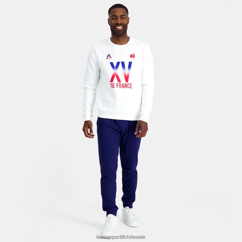 hombres sudadera - xv de france blanco T24B226 Le Coq Sportif ropa