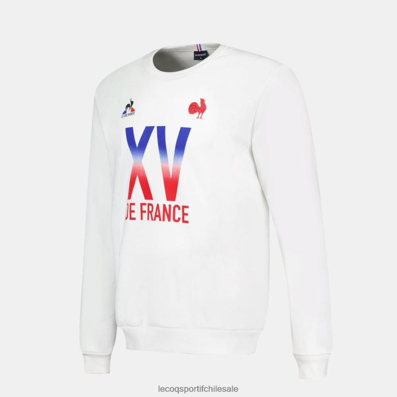 hombres sudadera - xv de france blanco T24B226 Le Coq Sportif ropa