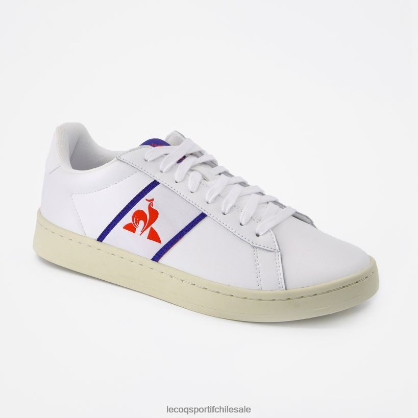 hombres zapato clásico suave tricolore blanco T24B2550 Le Coq Sportif zapatos