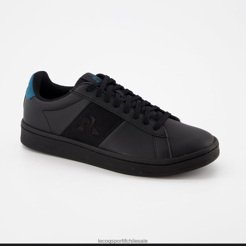 hombres zapato clásico suave tricolore negro oscuro T24B2280 Le Coq Sportif zapatos