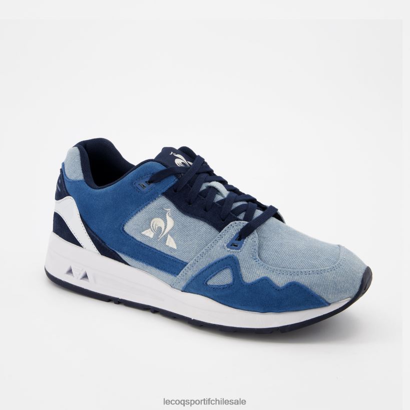 hombres zapato lcs r1000 azul denim T24B2532 Le Coq Sportif zapatos