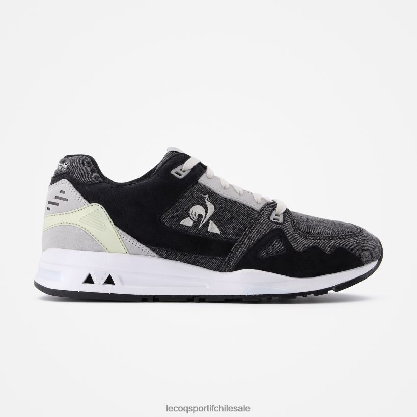 hombres zapato lcs r1000 denim negro T24B2531 Le Coq Sportif zapatos