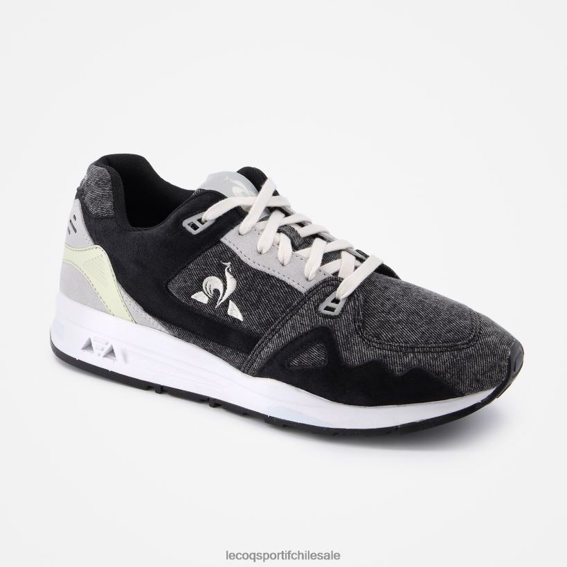 hombres zapato lcs r1000 denim negro T24B2531 Le Coq Sportif zapatos