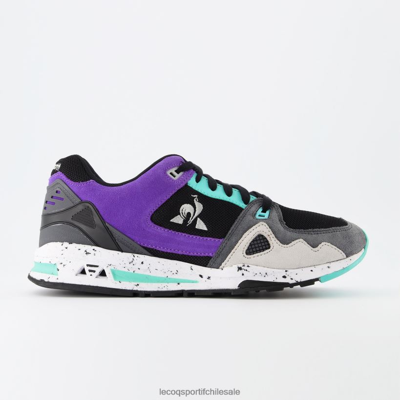 hombres zapato lcs r1000 noventa negro T24B2579 Le Coq Sportif zapatos