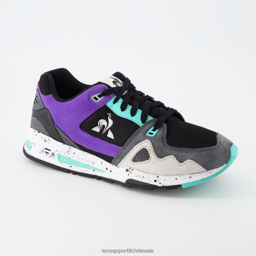 hombres zapato lcs r1000 noventa negro T24B2579 Le Coq Sportif zapatos